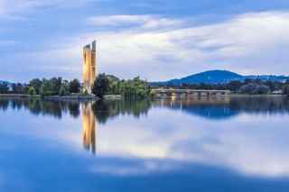 ACT lake burley griffin view